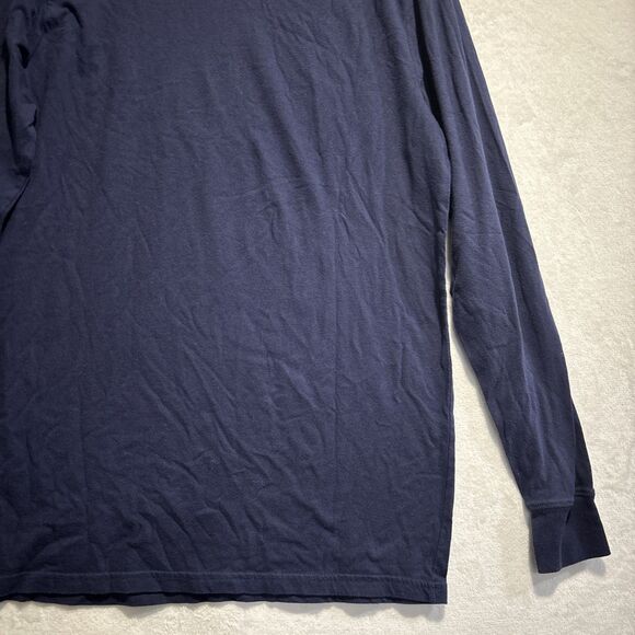 Under Armour Notre Dame Fighting Irish Hockey Long Sleeve Shirt Mens Medium Blue - Picture 10 of 12